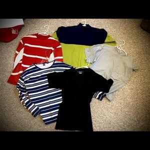 Lot of five casual shirts